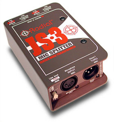 Radial JS-3 Mic Splitter