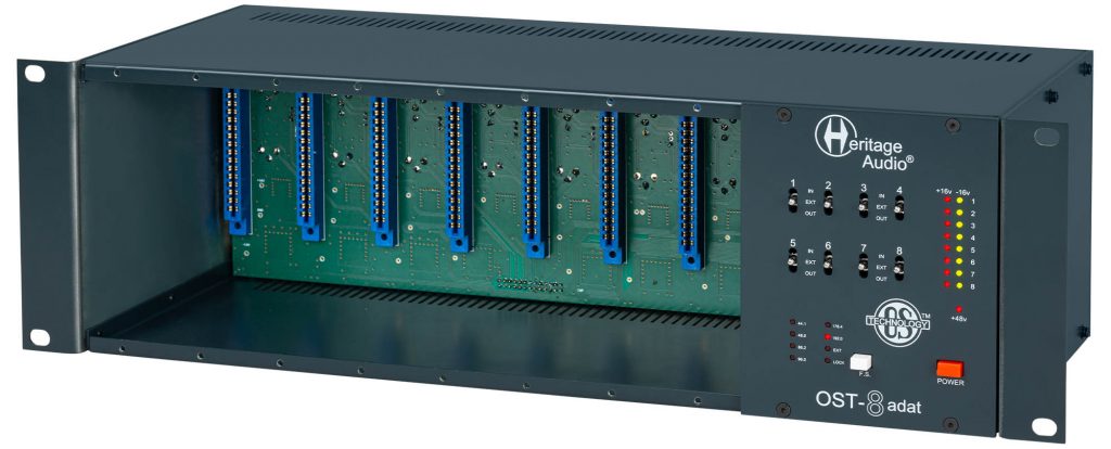 Heritage Audio OST-8 adat (8-Slot Enclosure, 500 Series)